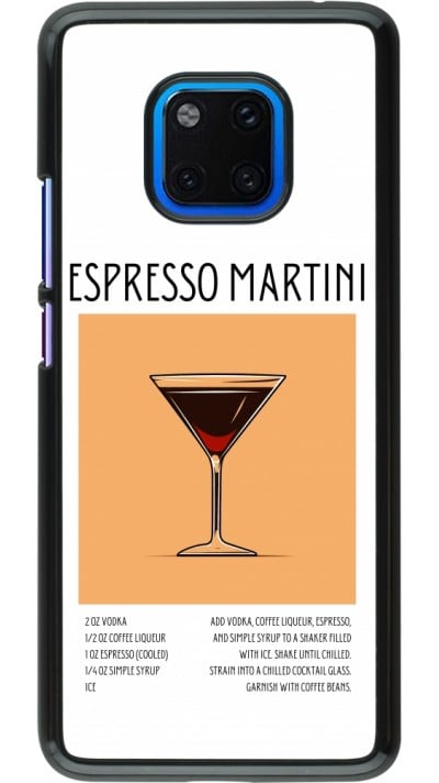 Coque Huawei Mate 20 Pro - Cocktail recette Espresso Martini