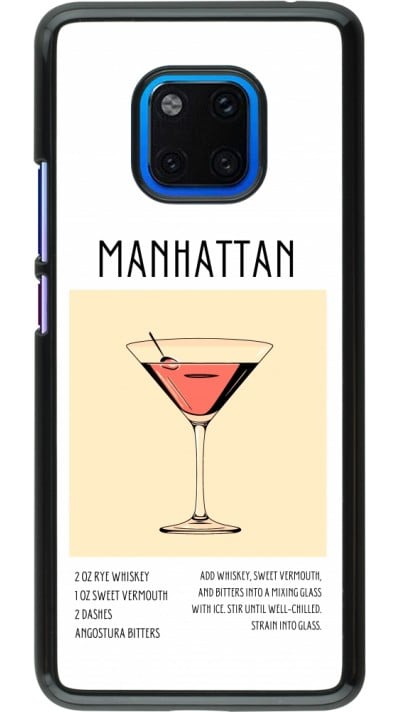 Coque Huawei Mate 20 Pro - Cocktail recette Manhattan