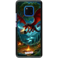 Coque Huawei Mate 20 Pro - Dragon Volant Forêt Trésor