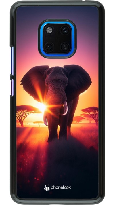 Coque Huawei Mate 20 Pro - Elephant Sunrise Beauty