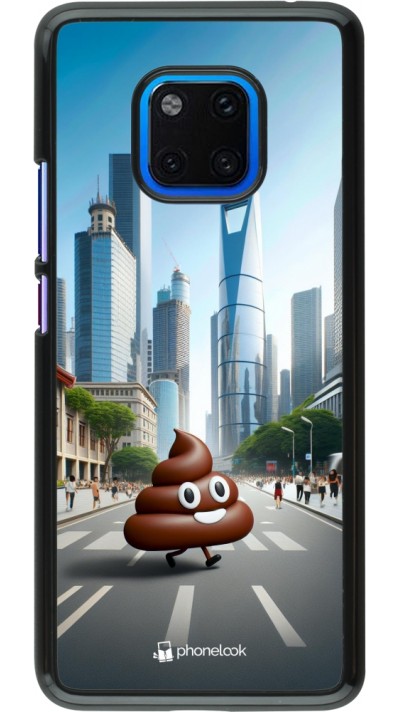 Coque Huawei Mate 20 Pro - Emoji Caca walk