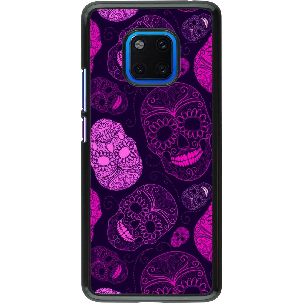 Coque Huawei Mate 20 Pro - Halloween 2023 pink skulls