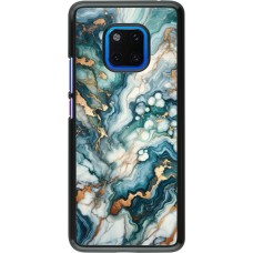 Coque Huawei Mate 20 Pro - Marbre Vert Bleu Doré