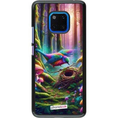 Coque Huawei Mate 20 Pro - Oiseau Nid Forêt