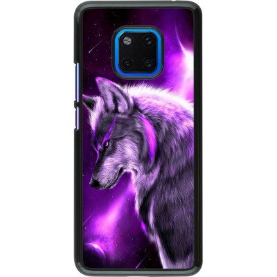 Coque Huawei Mate 20 Pro - Purple Sky Wolf