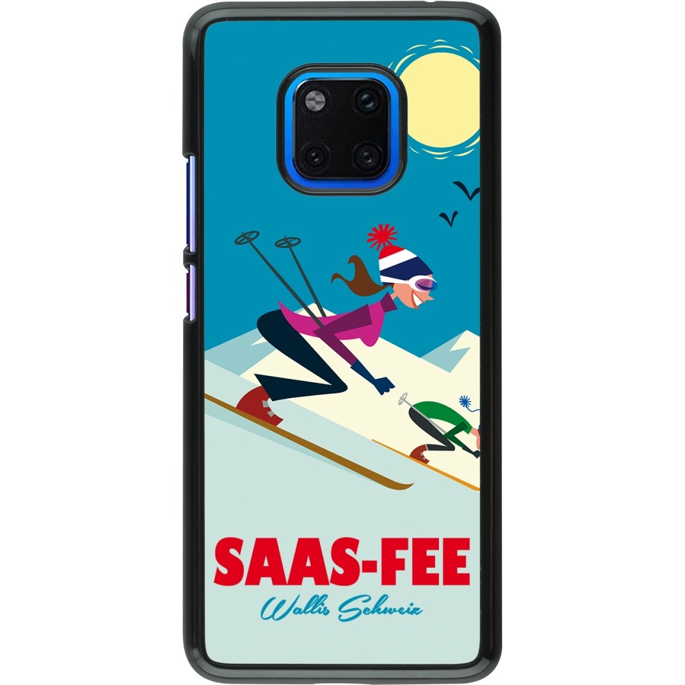 Coque Huawei Mate 20 Pro - Saas-Fee Ski Downhill