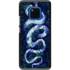 Coque Huawei Mate 20 Pro - Serpent Blue Anaconda