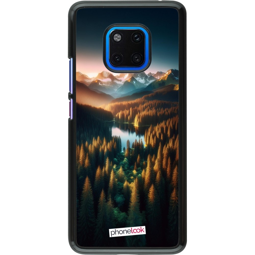 Coque Huawei Mate 20 Pro - Sunset Forest Lake