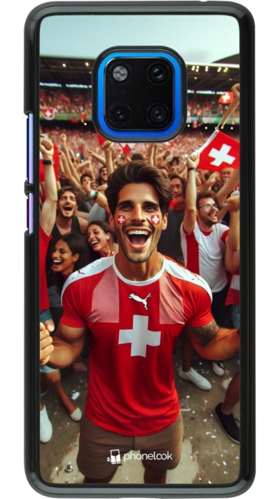 Coque Huawei Mate 20 Pro - Supporter Suisse Euro 2024
