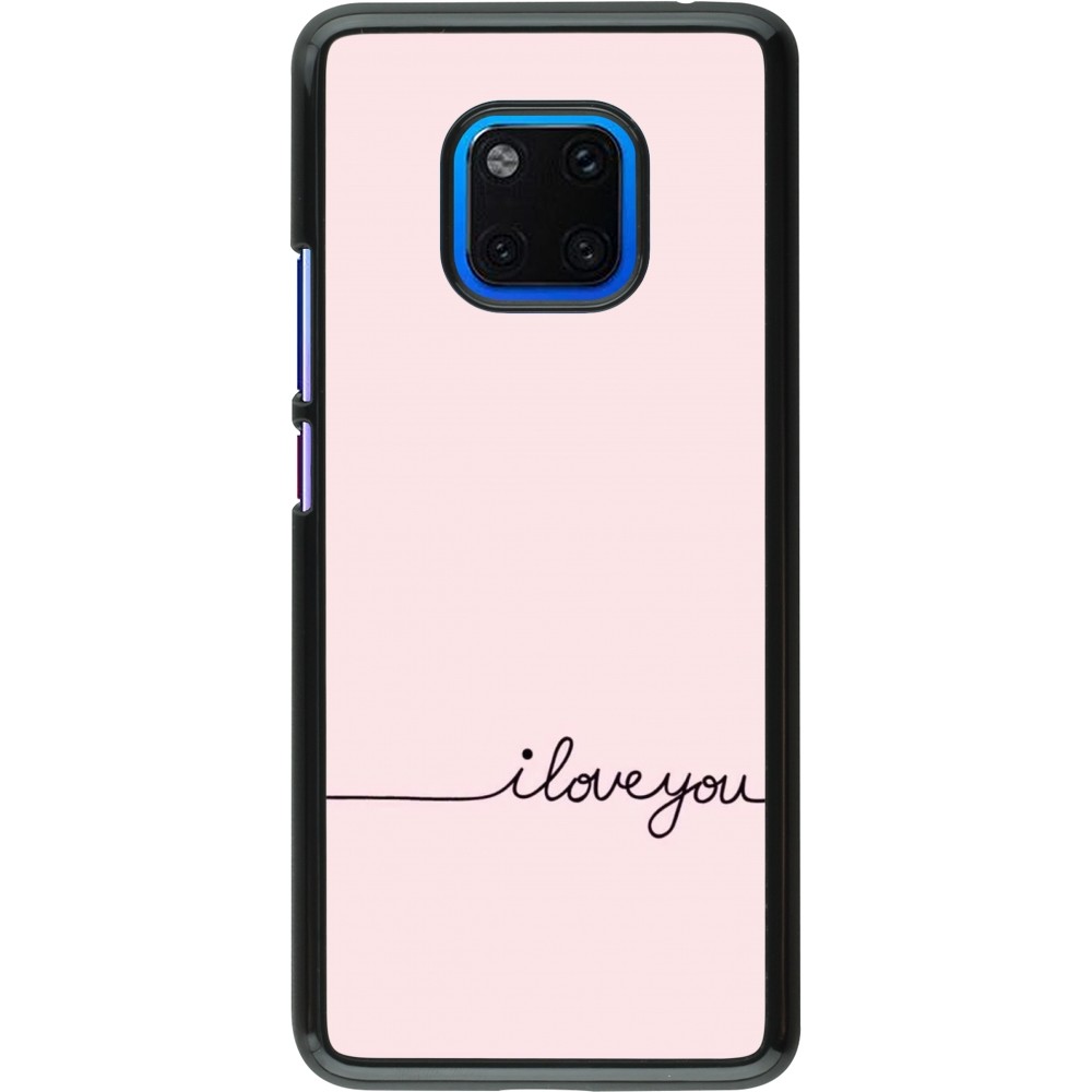 Coque Huawei Mate 20 Pro - Valentine 2023 i love you writing