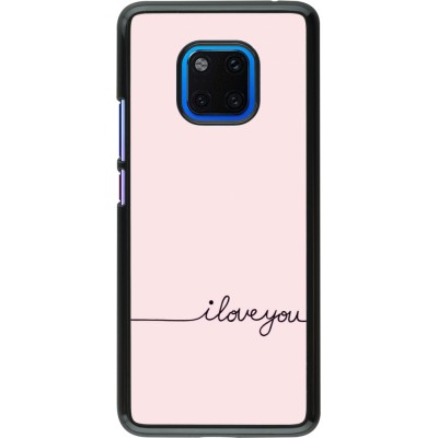 Coque Huawei Mate 20 Pro - Valentine 2023 i love you writing