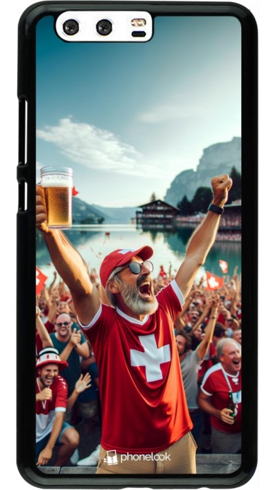 Coque Huawei P10 Plus - Victoire suisse fan zone Euro 2024