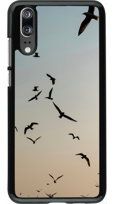 Coque Huawei P20 - Autumn 22 flying birds shadow