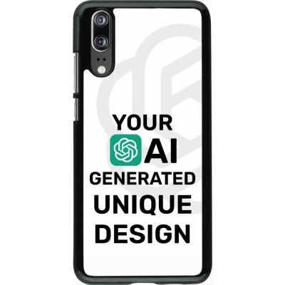 Coque Huawei P20 - 100% unique générée par intelligence artificielle (AI) avec vos idées