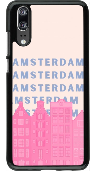 Coque Huawei P20 - Amsterdam Pink Print