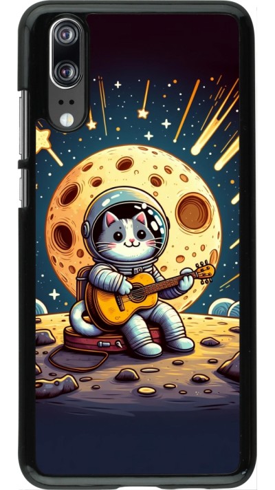 Coque Huawei P20 - AstroCat RockLune