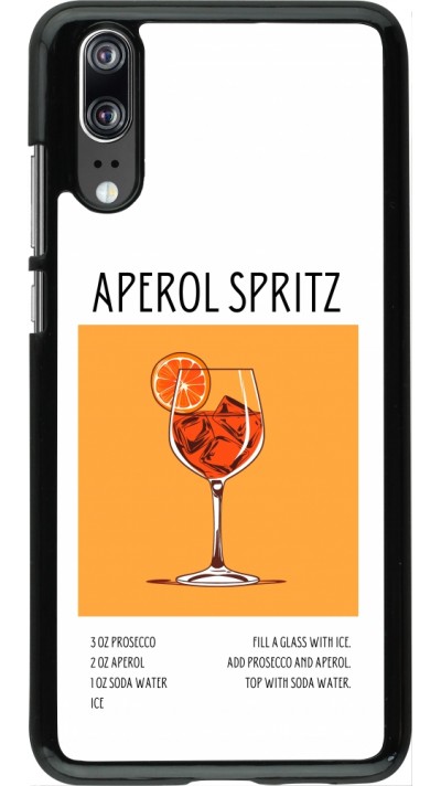 Coque Huawei P20 - Cocktail recette Aperol Spritz