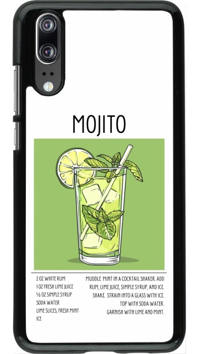 Coque Huawei P20 - Cocktail recette Mojito