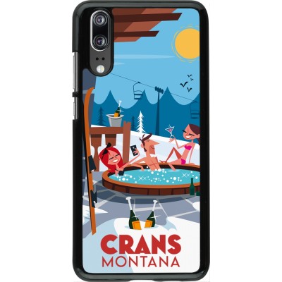 Coque Huawei P20 - Crans-Montana Mountain Jacuzzi