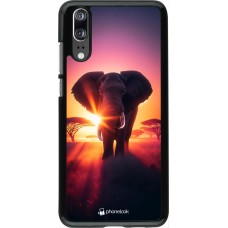 Coque Huawei P20 - Elephant Sunrise Beauty