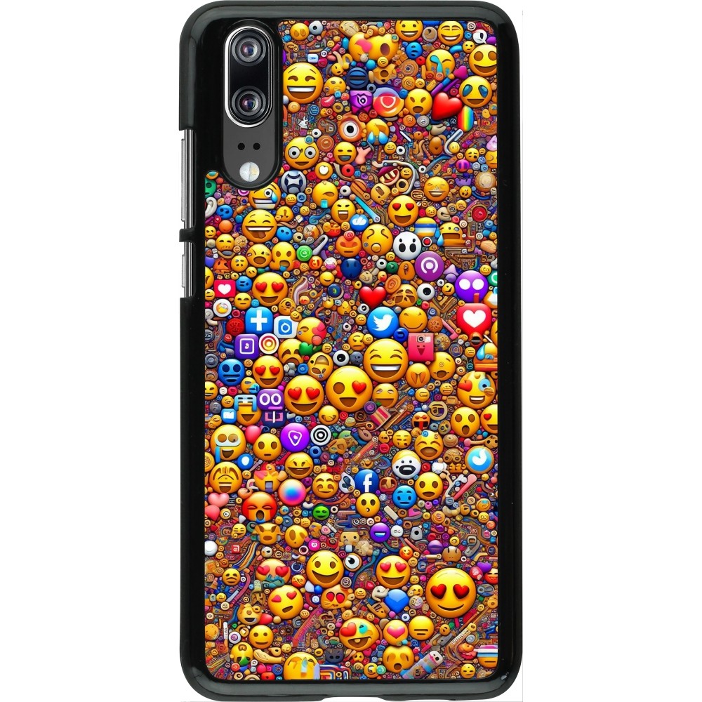 Coque Huawei P20 - Emoji mixed