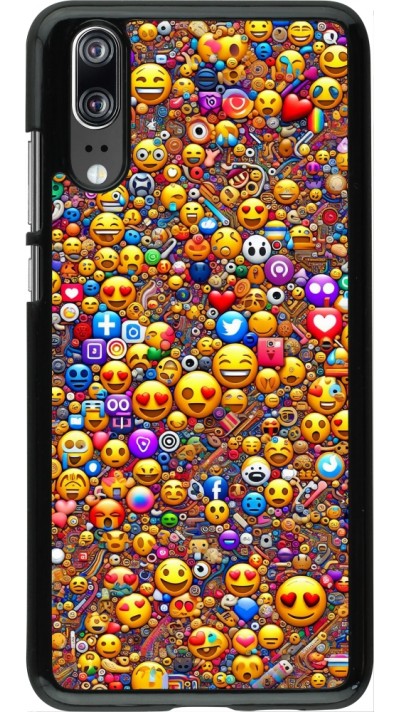 Coque Huawei P20 - Emoji mixed