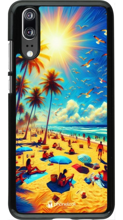 Coque Huawei P20 - Été Paradis Paint