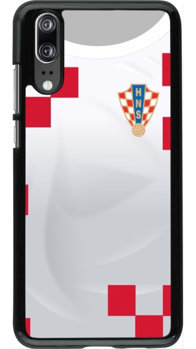 Huawei P20 Case Hülle - Kroatien 2022 personalisierbares Fussballtrikot