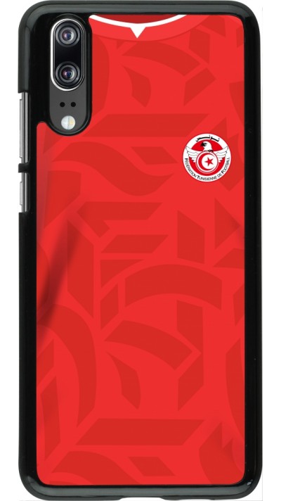 Huawei P20 Case Hülle - Tunesien 2022 personalisierbares Fussballtrikot