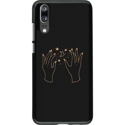 Coque Huawei P20 - Grey magic hands