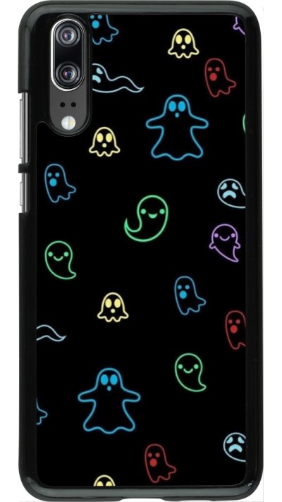 Coque Huawei P20 - Halloween 2024 colorful ghosts