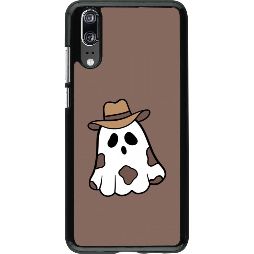 Coque Huawei P20 - Halloween 2024 cowboy ghost