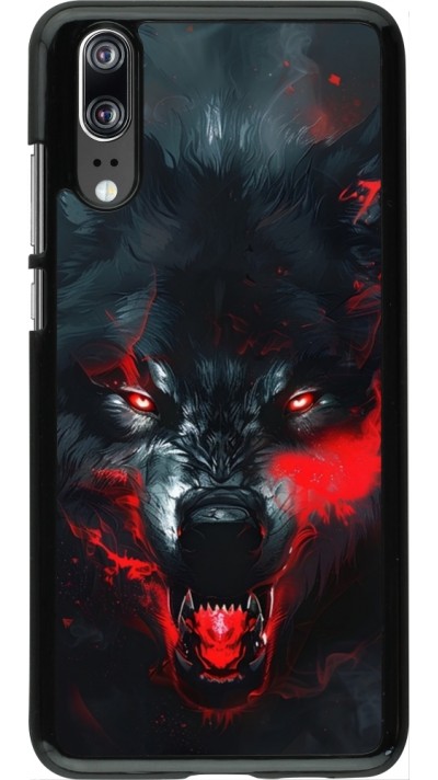 Coque Huawei P20 - Halloween 2024 mad werewolf