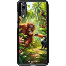 Coque Huawei P20 - Jungle Tropicale Tayrona