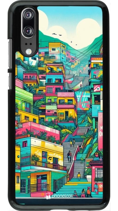 Huawei P20 Case Hülle - Medellin Comuna 13 Kunst