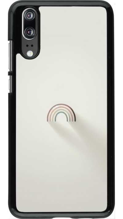 Huawei P20 Case Hülle - Mini Regenbogen Minimal