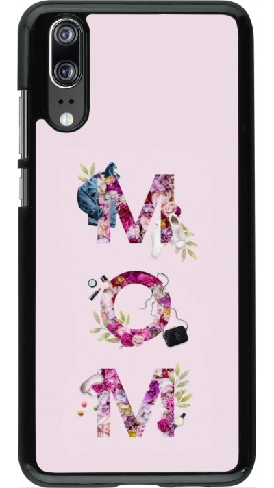 Coque Huawei P20 - Mom 2024 girly mom