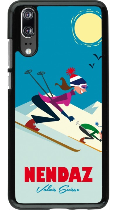 Coque Huawei P20 - Nendaz Ski Downhill