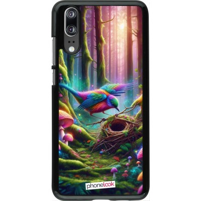 Coque Huawei P20 - Oiseau Nid Forêt