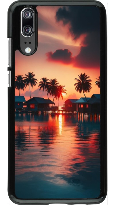 Coque Huawei P20 - Paradis Maldives