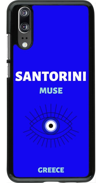 Coque Huawei P20 - Pop Summer Destination Santorini