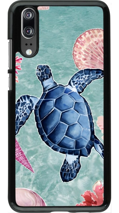 Coque Huawei P20 - Preppy Turtle