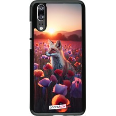 Coque Huawei P20 - Renard pourpre au crépuscule