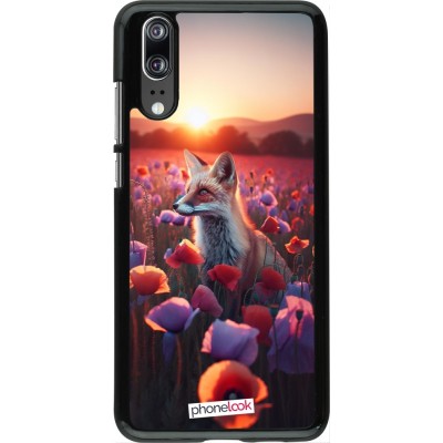 Coque Huawei P20 - Renard pourpre au crépuscule