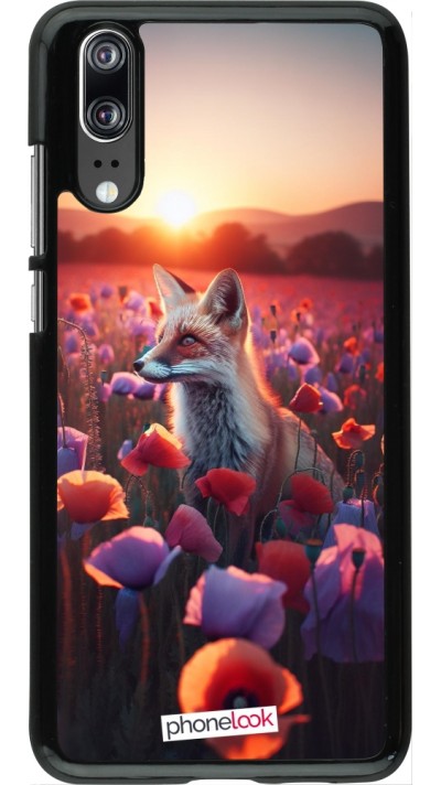 Coque Huawei P20 - Renard pourpre au crépuscule