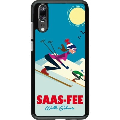 Coque Huawei P20 - Saas-Fee Ski Downhill