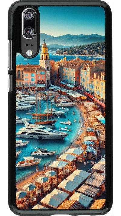 Coque Huawei P20 - Saint-Tropez Beach