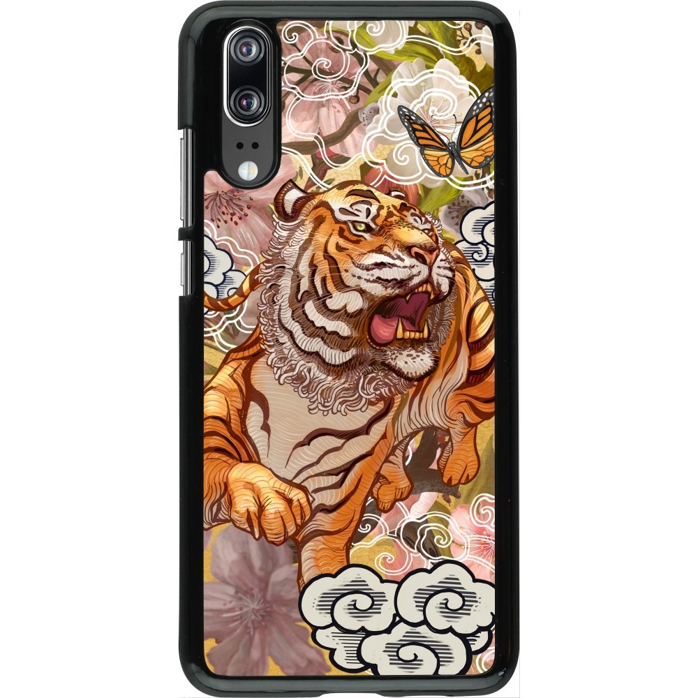 Huawei P20 Case Hülle - Spring 23 japanese tiger