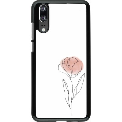 Coque Huawei P20 - Spring 23 minimalist flower