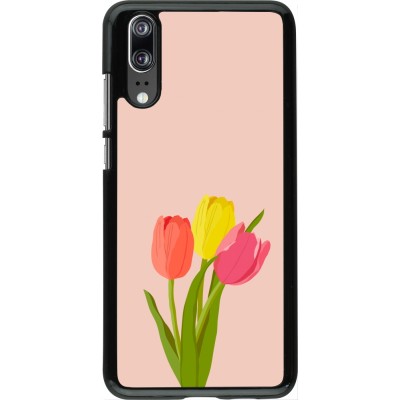 Coque Huawei P20 - Spring 23 tulip trio